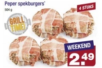 peper spekburgers