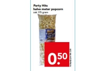 party hits halve meter popcorn