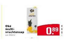 ok en eacute multivruchtensap