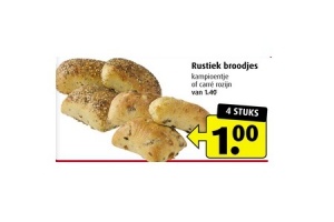 rustiek broodjes