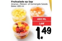 fruitsalade op sap