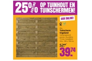 tuinhout en tuinschermen