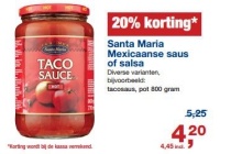 santa maria mexicaanse saus of salsa