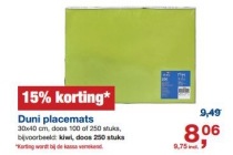 duni placemats