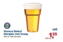 horeca select bierglas met kraag