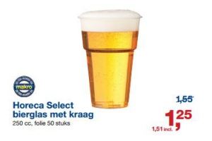 horeca select bierglas met kraag