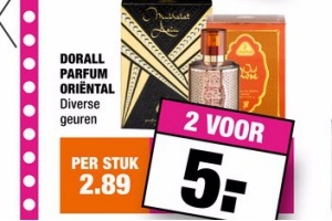 dorall parfum ori en euml ntal 2 voor en euro 5 00