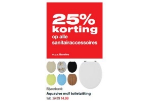 alle sanitairaccessoires