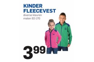 kinder fleecevest