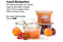 4 pack weckpotten