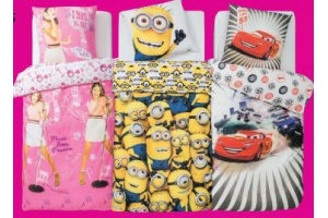 dekbedovertrek cars minions of violetta