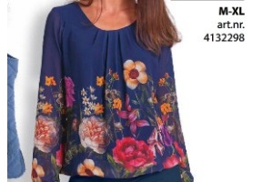 blouse gebloemd