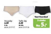 heupslip of taille slip