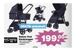 bebies first kinderwagen