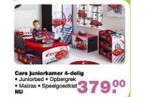 cars juniorkamer 4 delig