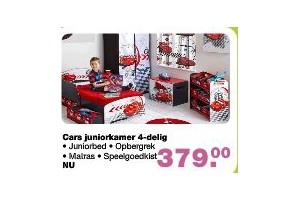 cars juniorkamer 4 delig