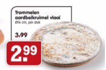 trommelen aardbeikruimel vlaai