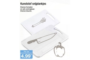 kunststof snijplankjes
