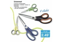 scharenset 4 stuks