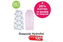 slaapzak hydrofiel