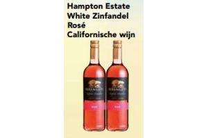hampton estate white zinfandel ros en eacute