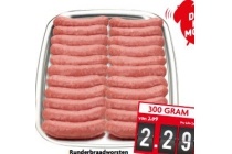 runderbraadworsten