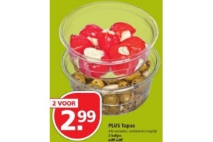 plus tapas