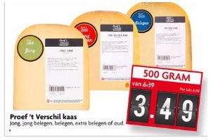 proef t verschil kaas
