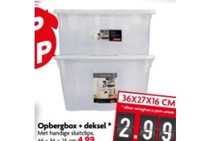 opbergbox deksel
