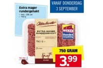 extra mager rundergehakt