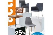 25 korting op alle stoelen