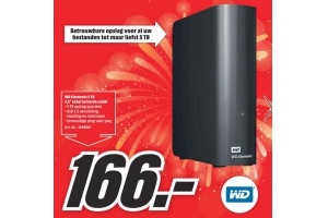 wd elements 5 tb externe harde schijf
