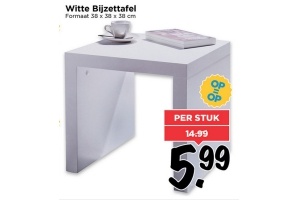 witte bijzettafel
