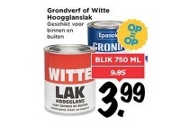 grondverf of witte hoogglanslak