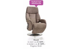 royal fauteuil