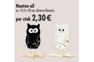 houten uil