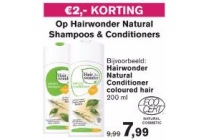 hairwonder natural shampoos en amp conditioners