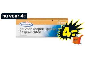 trekpleister gel voor soepele spieren en gewrichten