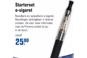 starterset e sigaret