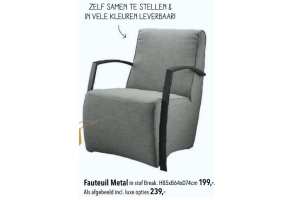 fauteuil metal