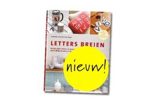 boek letters breien