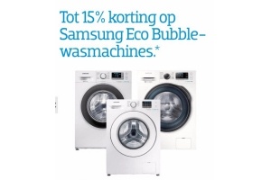 samsung eco bubble wasmachines