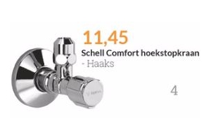 shell comfort hoekstopkraan