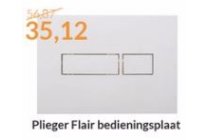 plieger flair bedieningsplaat