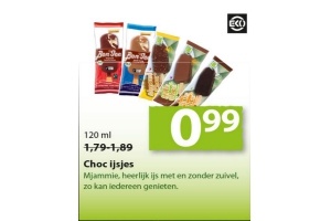 choc ijsjes