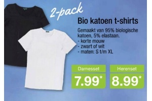 bio katoen t shirts