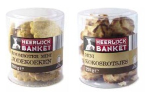 mini jodekoeken of kokosrotsjes