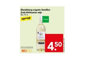 elandsberg organic semillon zuid afrikaanse wijn