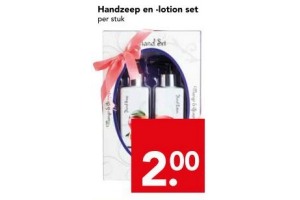 handzeep en lotion set