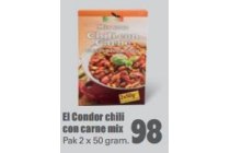 el condor chili con carne mix
